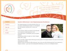 Tablet Screenshot of hebammenpraxis-rundherum.de